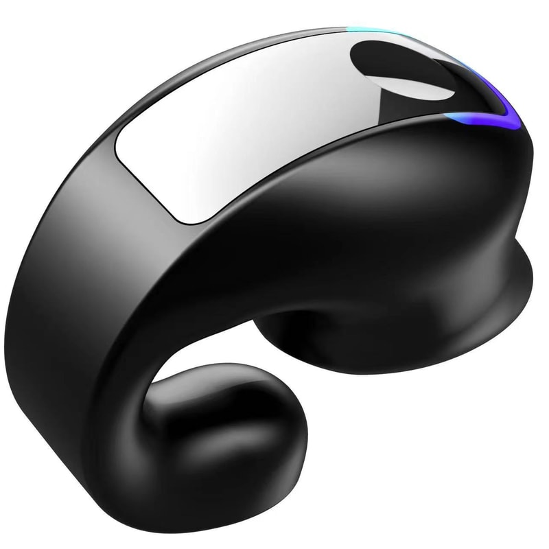 Bone Conduction Wireless Bluetooth Headset Pain Free Long Wear Ultra Long Battery Life Clip On Desi 7