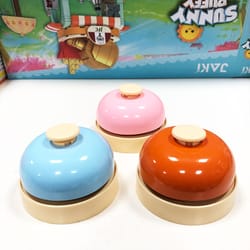 multi functional hand press bell ideal for announcing meals and special events