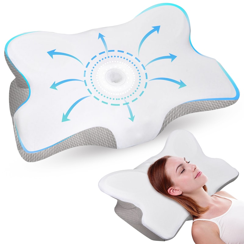 Memory Foam Orthopedic Pillow For Neck Shoulder Pain Relief Ergonomic Cervical Support Pillow 0