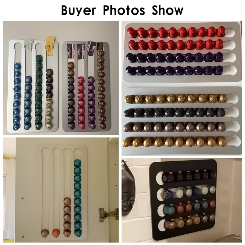 Nespresso Coffee Pod Holder Stand Rotatable Tower Rack For Easy Coffee Capsule Storage 5