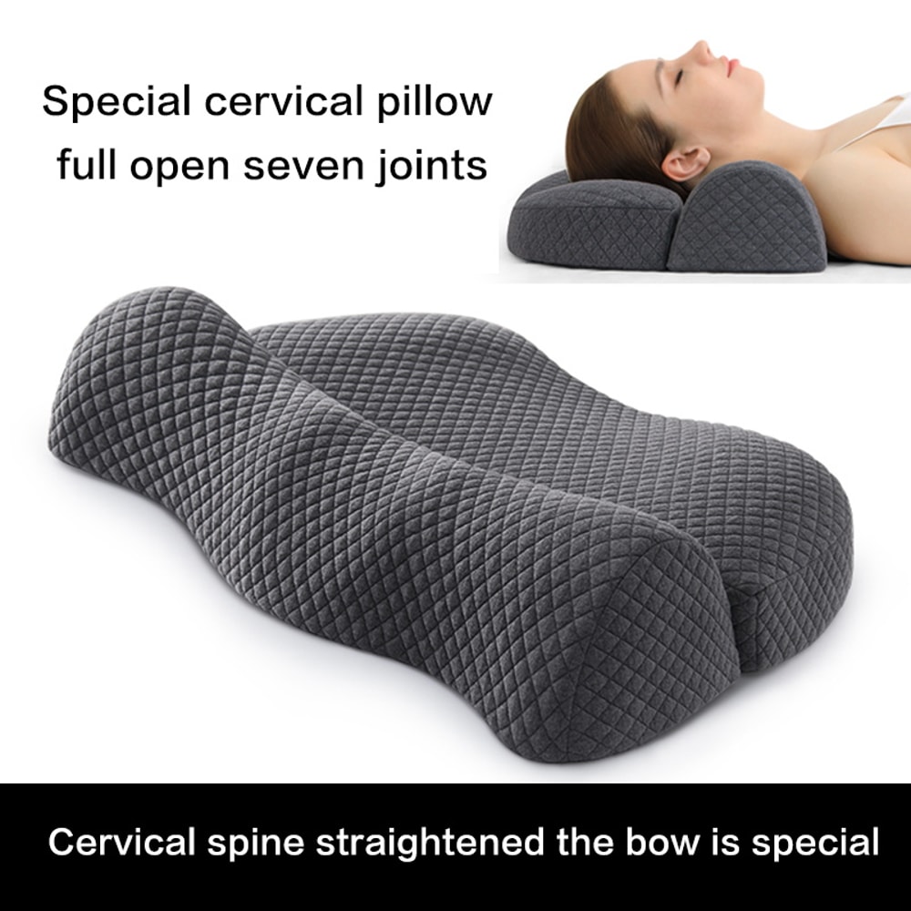 Cervical Pillow Ergonomic Memory Foam Contour Pillow For Side Sleepers Orthopedic Support For Neck 4