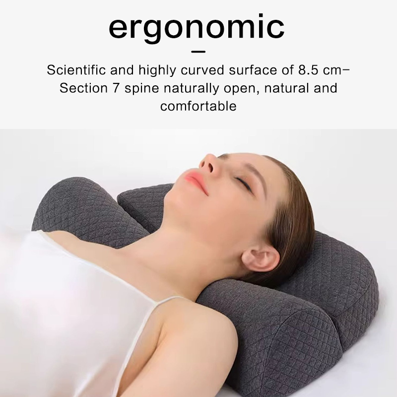 Cervical Pillow Ergonomic Memory Foam Contour Pillow For Side Sleepers Orthopedic Support For Neck 3