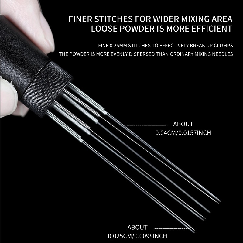 Espresso Coffee Stirrer Needle With Magnetic Absorption Stand Barista Coffee Stirring Distribution 1