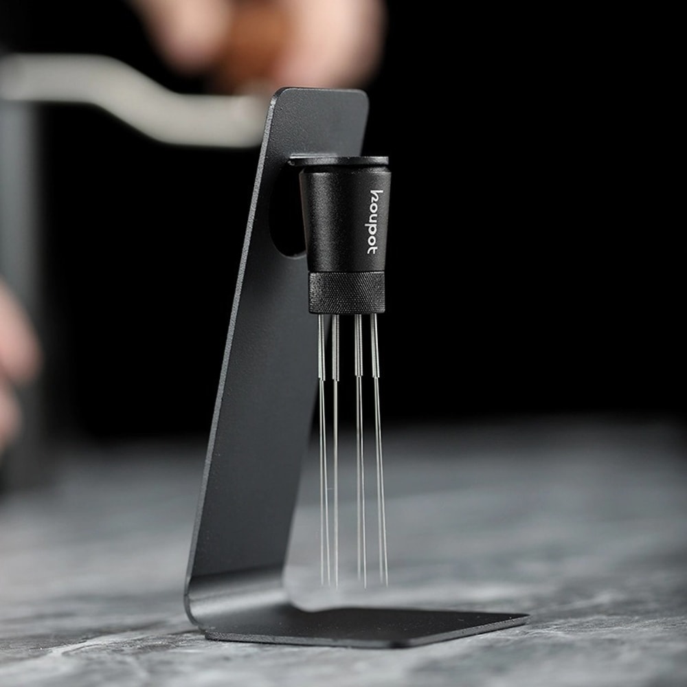 Espresso Coffee Stirrer Needle With Magnetic Absorption Stand Barista Coffee Stirring Distribution 5