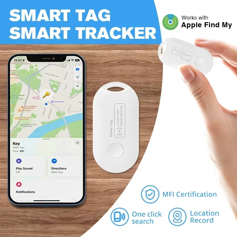 Compact GPS Bluetooth Tracker For Kids Elderly Pets Vehicles 0