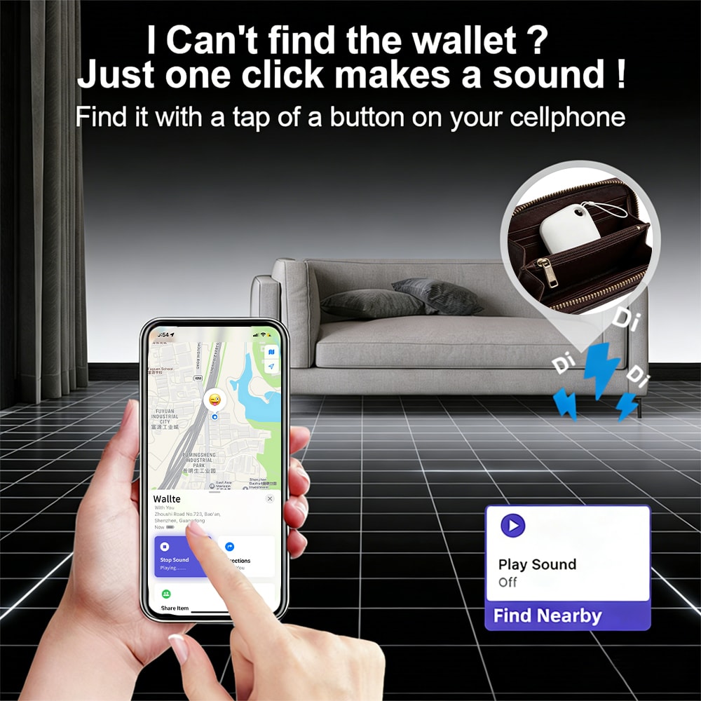 Portable Anti Lost Tracker Locator For Apple Find My Valuable Items Secure Your Belongings 0