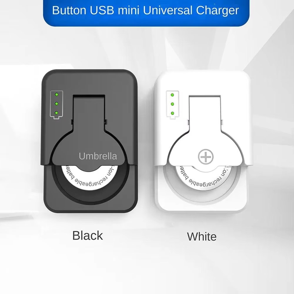 Universal Button Battery Charger With LED Indicator Portable Efficient Power Solution 2
