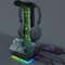 Headphone Stand With Dual USB Ports LED Lighting Effects Gaming Headset Holder For PC And Gamer De 1