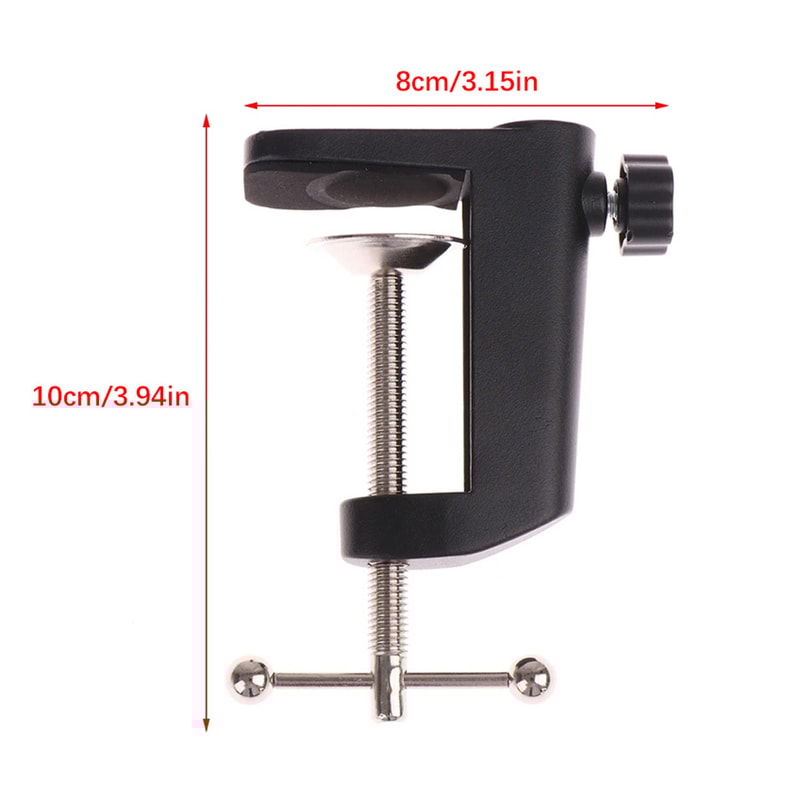 Clip Desk Mount Clamp For Microphone Suspension Boom Arm Stand Table Holder For Microphone Lightin 4