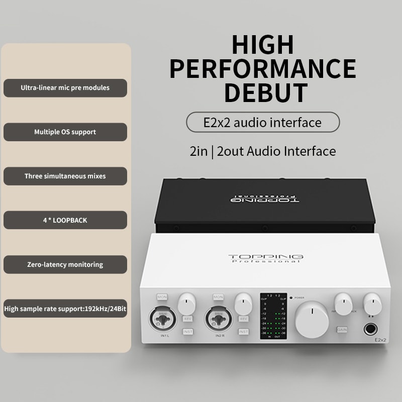 Professional Audio Interface For Computer Phone Live Streaming Sound Card For Recording Mixing 1