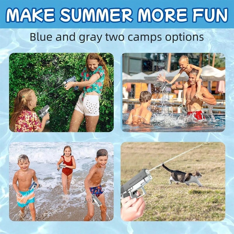 Premium Water Blaster Pistol Toy for Summer Pool & Outdoor Play