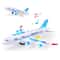 Educational Airplane Toy For Kids Musical Rotating Electronic Aircraft With Flashing Lights And So 1