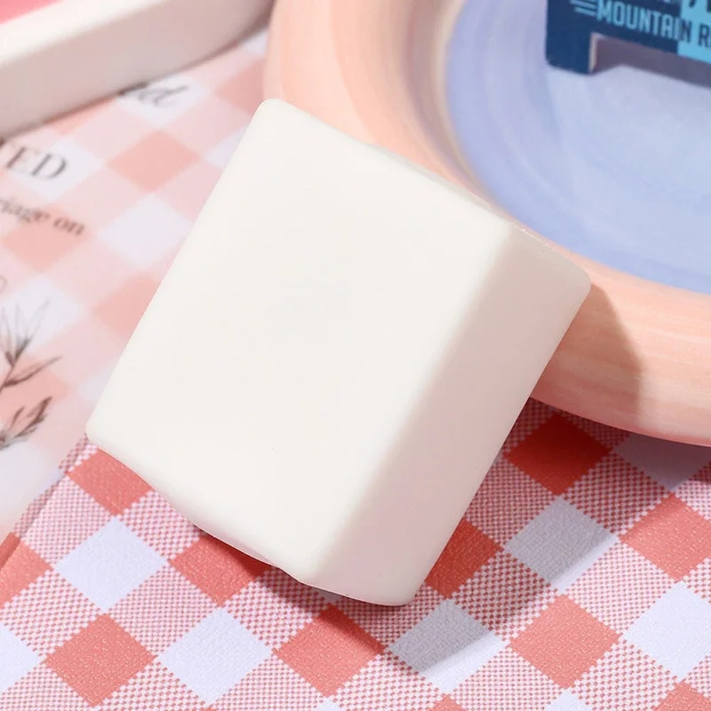 Cute Tofu Stress Balls Squishy Stress Relief Fidget Toys For Adults Kids Best Gift For Stress Reli 0