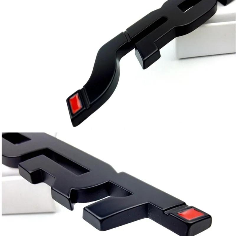 Racing Sport Metal Car Trunk Emblem Badge Premium Chrome Auto Logo Sticker 4