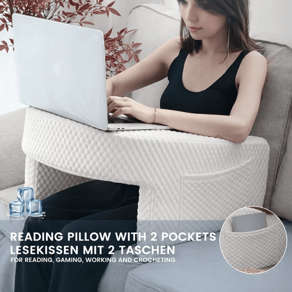 ComfyArm Desk Pillow, Ergonomic Support & Plush Comfort