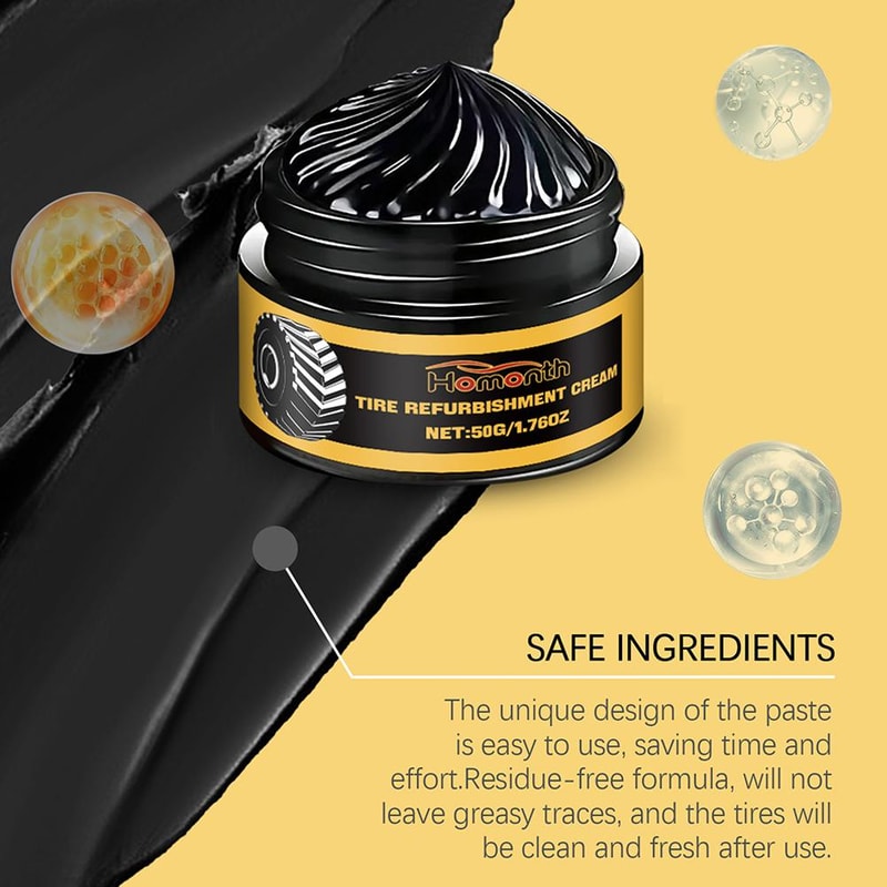 Tire Coating Wax Ultimate Shine Protection For Car Tires And Rubber Parts 4