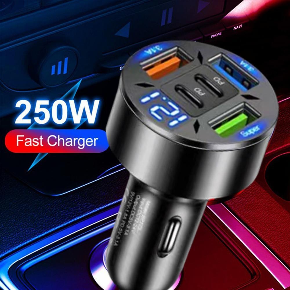Fast Charging USB C Car Phone Charger Type C Adapter for In Car Charging