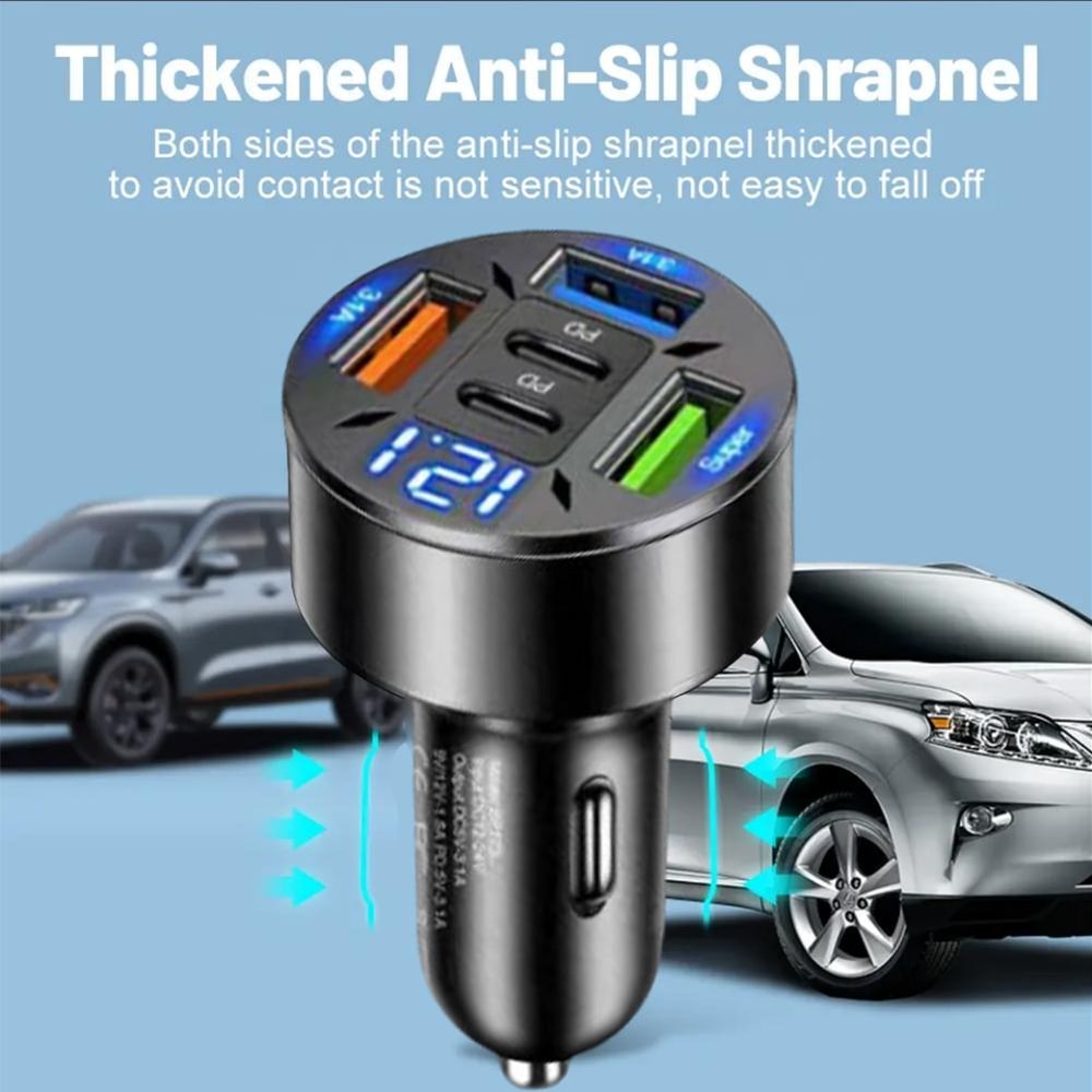 Fast Charging USB C Car Phone Charger Type C Adapter for In Car Charging