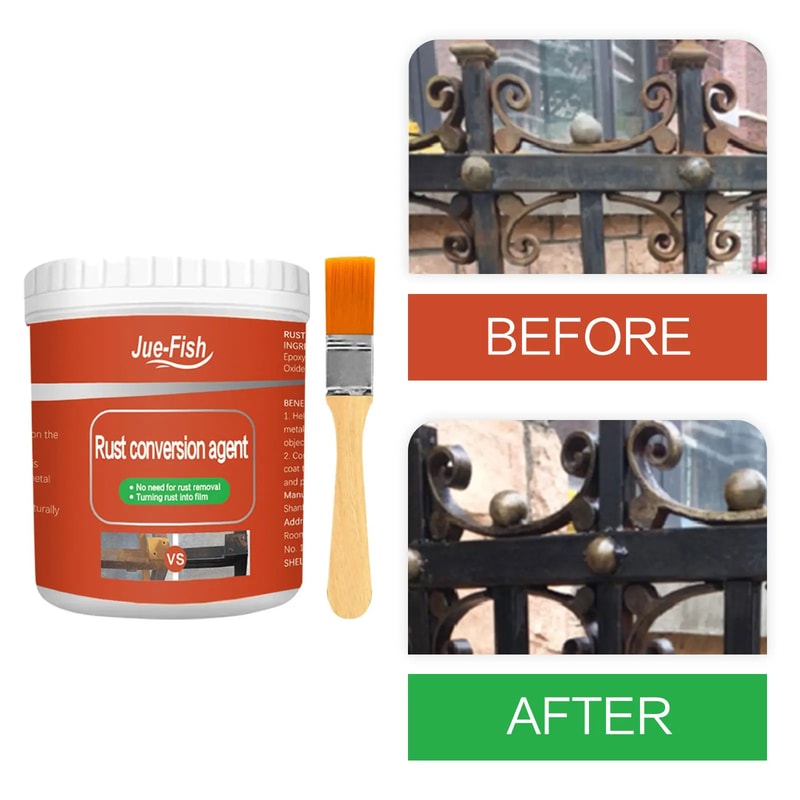 Metal Rust Remover Paint Converter Waterproof AntiCorrosion Car Maintenance Solution 2