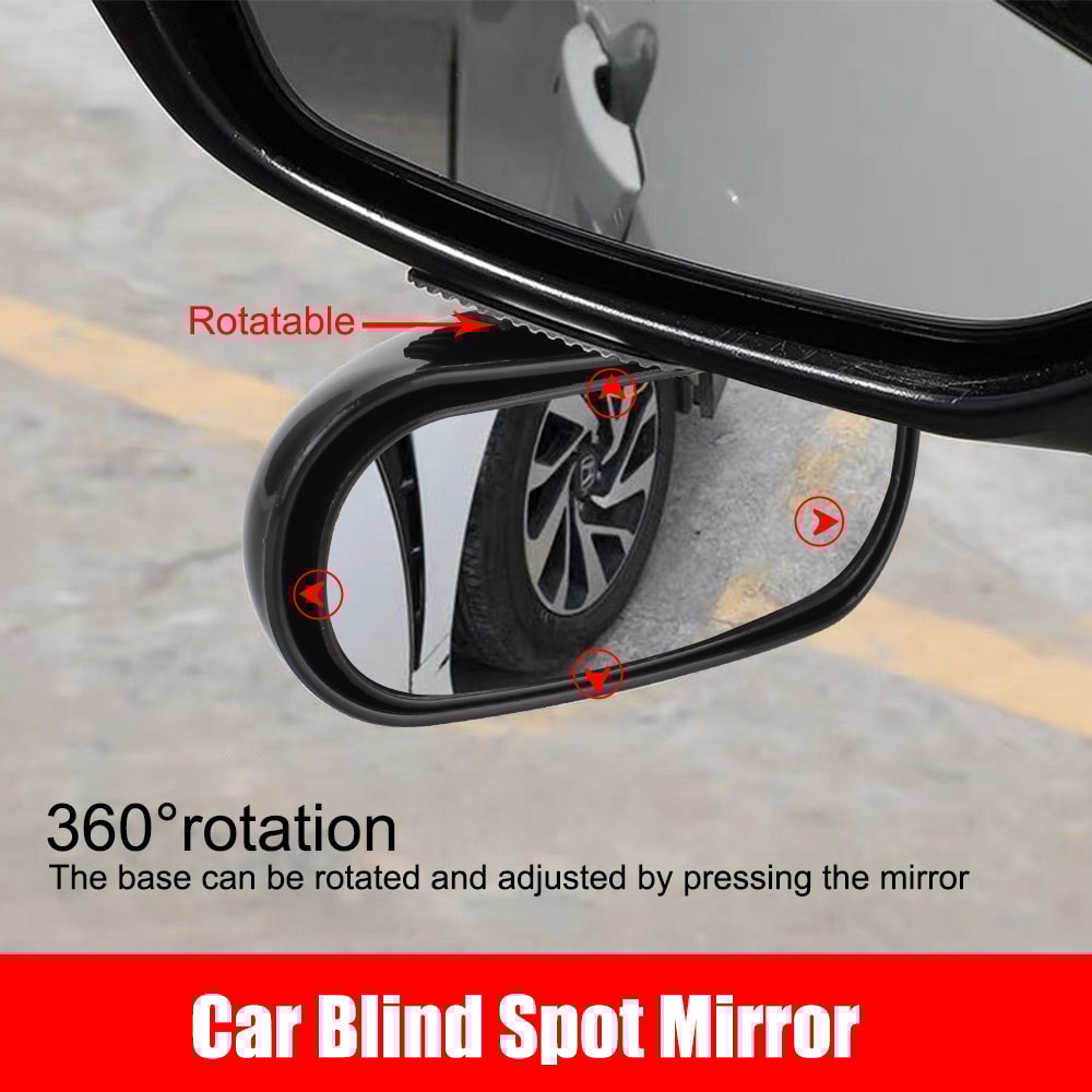 Wide Angle Car Mirror Universal Auxiliary Rear View Mirror For Blind Spot Safety 2
