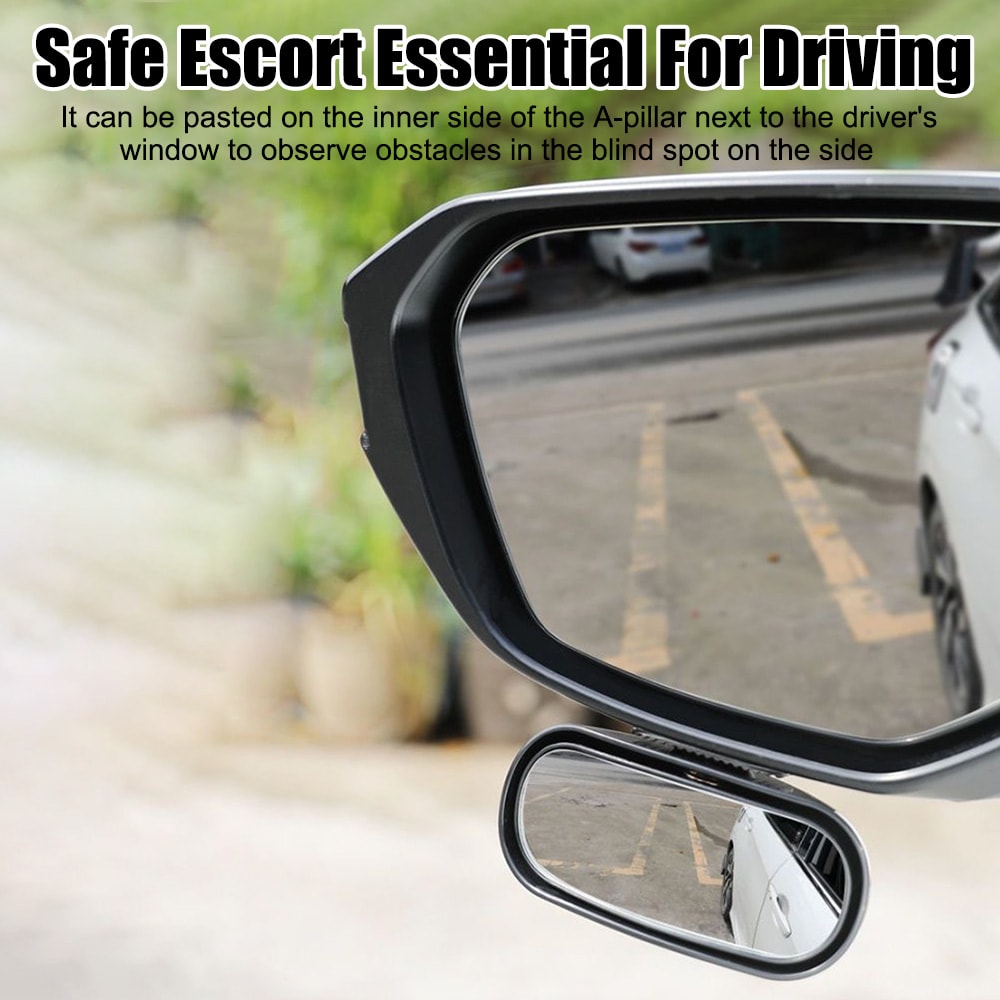Wide Angle Car Mirror Universal Auxiliary Rear View Mirror For Blind Spot Safety 0