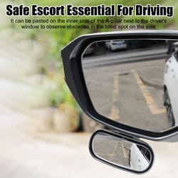 wide angle car mirror universal auxiliary rear view mirror for blind spot safety