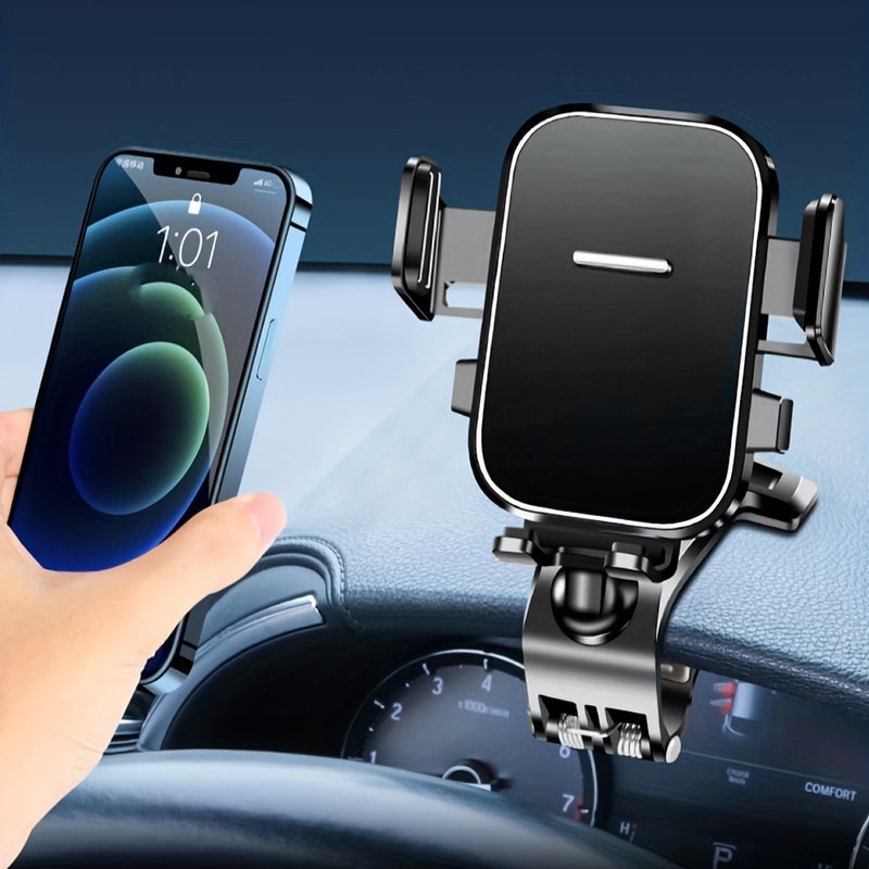 Multi Functional Car Phone Holder Universal Dashboard Mount For Navigation Adjustable And Stable 0