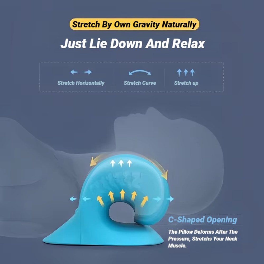 Neck And Shoulder Stretcher Cervical Spine Relaxer For Muscle Relaxation And Chiropractic Correctio 4