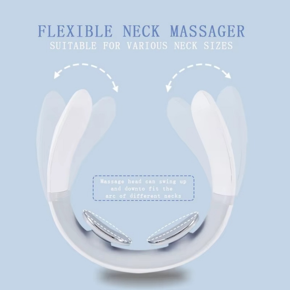 Portable Cervical Massager For Neck Shoulder Pain Relief Deep Tissue Massage With Warm Pressing Re 4