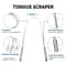 Stainless Steel Tongue Scraper For Fresh Breath U Shaped Metal Tongue Cleaner For Oral Hygiene 3