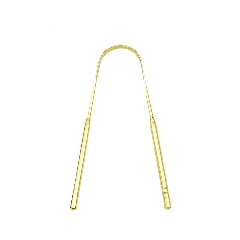 Stainless Steel Tongue Scraper For Fresh Breath U Shaped Metal Tongue Cleaner For Oral Hygiene 8