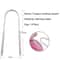 Stainless Steel Tongue Scraper For Fresh Breath U Shaped Metal Tongue Cleaner For Oral Hygiene 5
