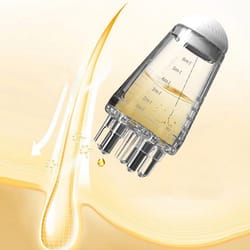 scalp applicator hair regrowth massage comb hexagon head oil roller ball for styling & relaxation