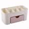 Nail Art Organizer Case Plastic Storage Box For Gel Polish Remover Cotton Pads And Swabs 2