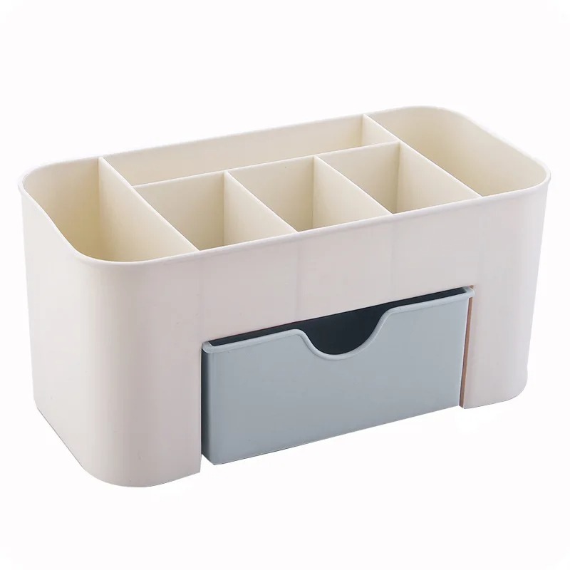 Nail Art Organizer Case Plastic Storage Box For Gel Polish Remover Cotton Pads And Swabs 3