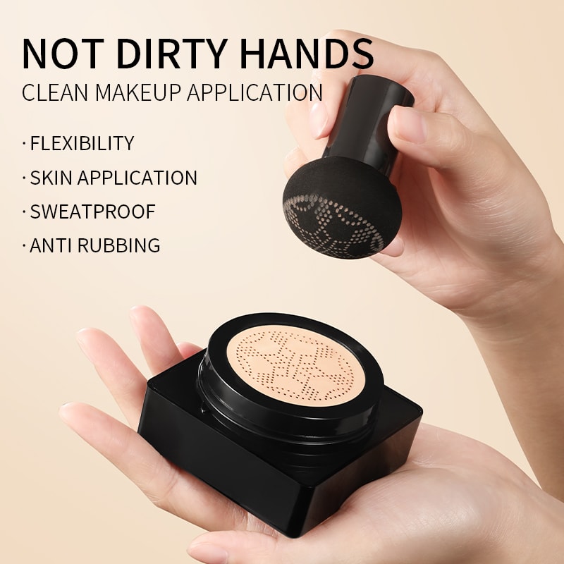 Mushroom Shaped BB Cream Foundation Lightweight Long Lasting Moisturizing And Concealing 3
