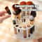 Rotating Makeup Brush Stand Elegant Beauty Storage Organizer For Easy Access And Visibility 2