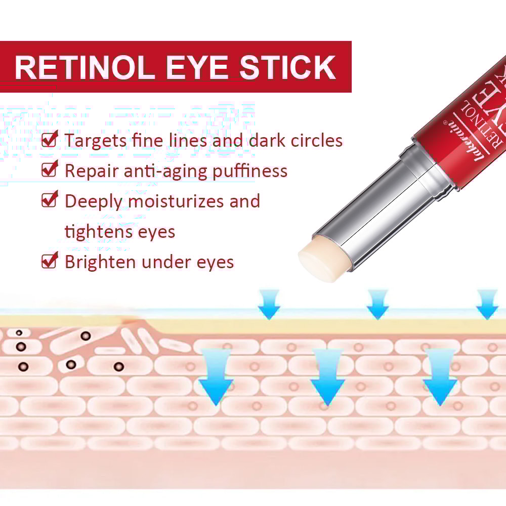 Retinol Eye Cream For Dark Circles Skin Firming Instant Eye Repair Serum Stick For Women 3