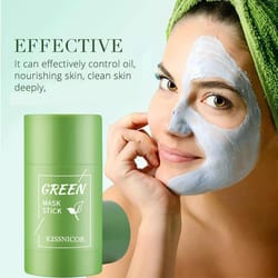 green tea face mask stick pore shrinking blackhead removal & moisturizing facial cleanser