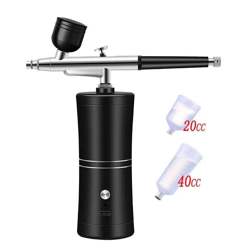 Portable Airbrush Nail Kit With Compressor Perfect For Nail Art Painting 8