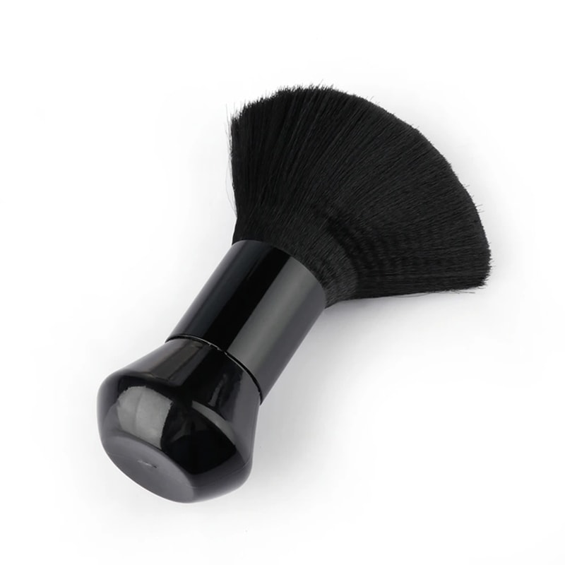 Hair Cutting Brush For Barbers Black Hairdressing Duster For Neck Face Cleaning 5