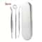 Tooth Cleaning Kit With Tongue Scraper Tweezers Toothpick Tools Non Slip Handle And Convenient Sto 6