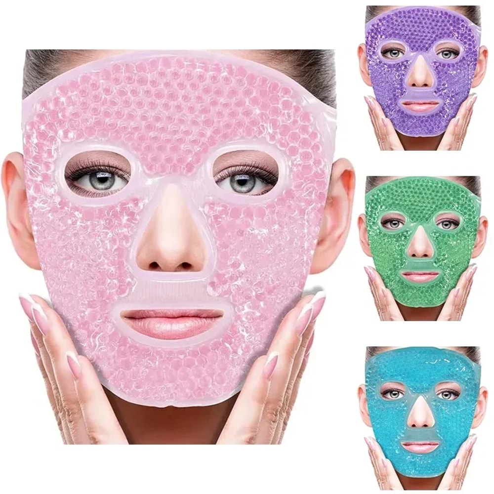 Cooling Heating Full Face Eye Mask For Puffiness Dark Circles 0