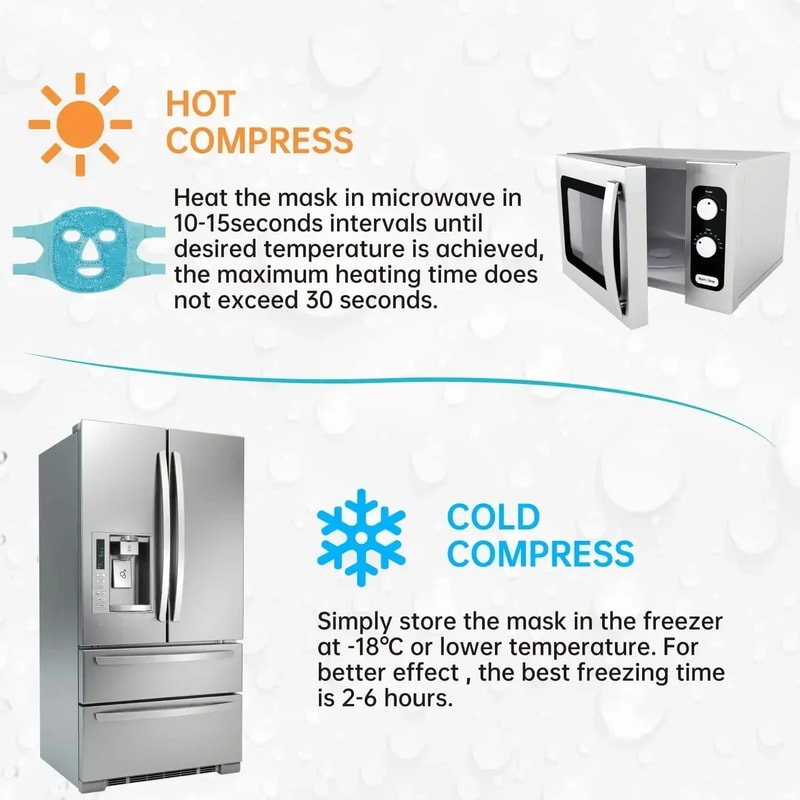 Cooling Heating Full Face Eye Mask For Puffiness Dark Circles 2