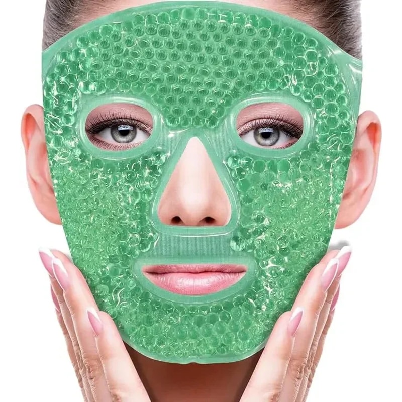 Cooling Heating Full Face Eye Mask For Puffiness Dark Circles 7