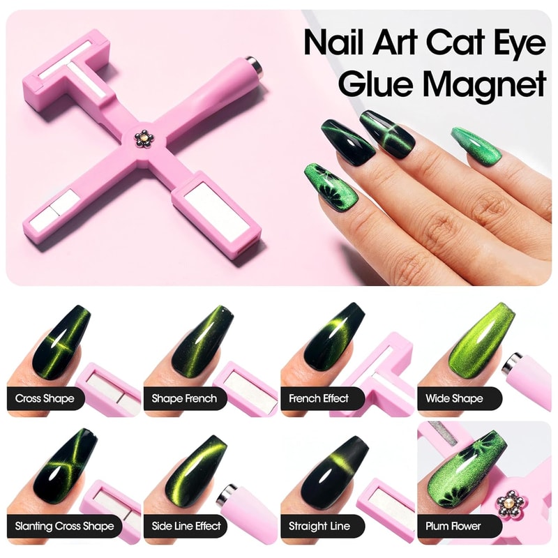 Five In One Multifunctional Cat Eye Nail Magnet Stick For Stunning Manicure Art 4