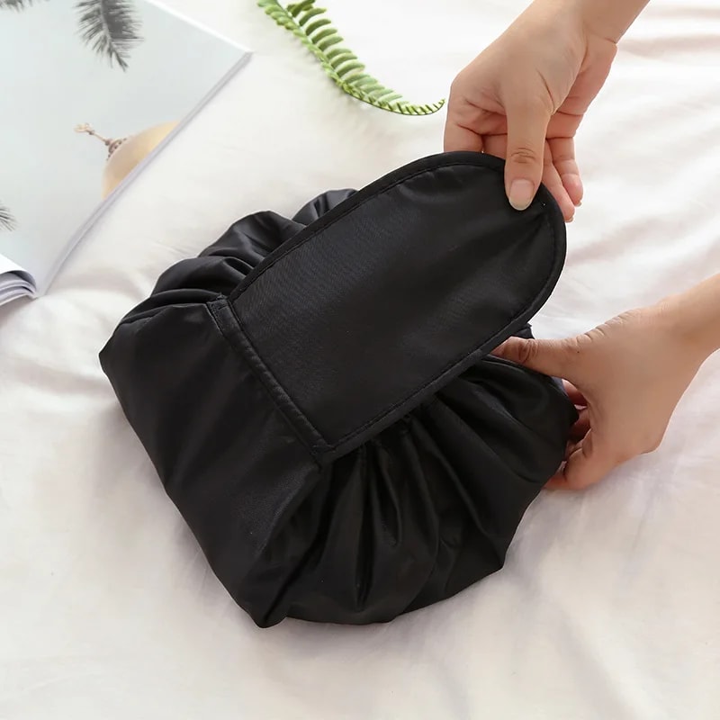 Portable Waterproof Drawstring Cosmetic Bag Travel Makeup Organizer Toiletry Case 2