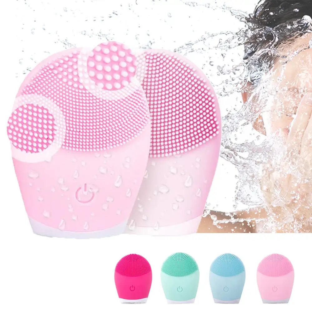 Electric Silicone Facial Cleanser Massager Vibration Pore Cleaner For Skincare Self Cleaning Beaut 2
