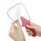 Unbreakable Dental Mouth Mirror With Handle Cute Tooth Shaped Handheld Dentistry Gift 2