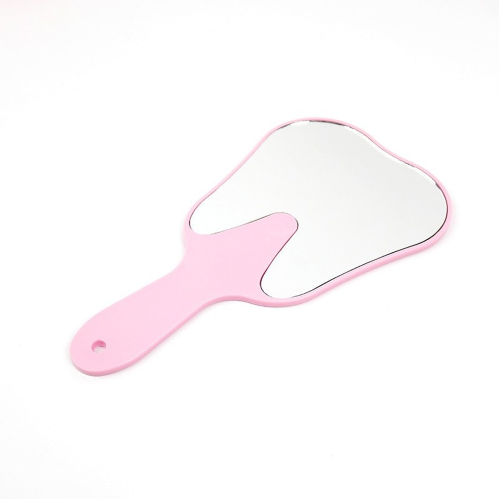 Unbreakable Dental Mouth Mirror With Handle Cute Tooth Shaped Handheld Dentistry Gift 6
